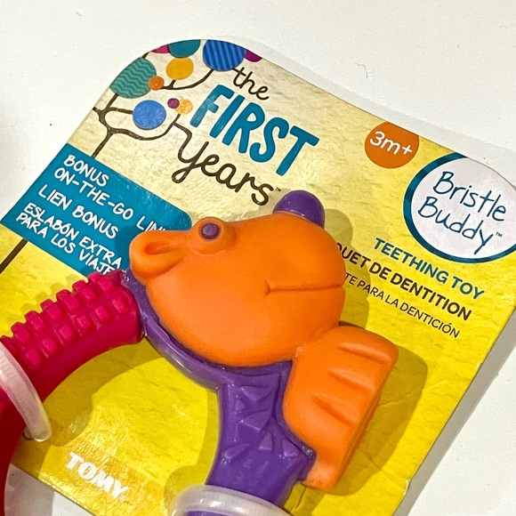 The First Years Bristle Buddy Teething Toy - Picture 3 of 3